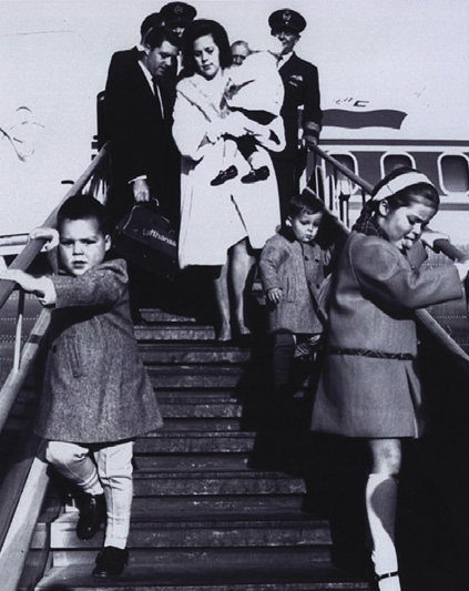 Gary Player family traveling